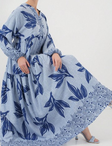 Rochie lunga SHEIN, albastru