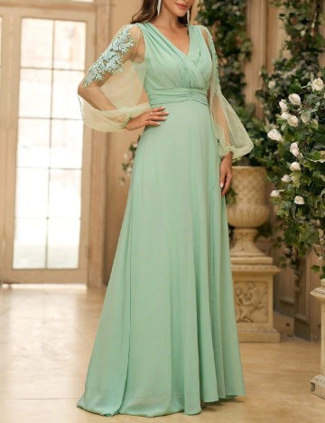 Rochie lunga SHEIN, verde