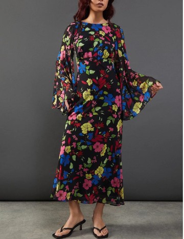 Rochie lunga WAREHOUSE, floral