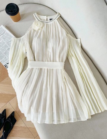 Rochie scurta SHEIN, alb