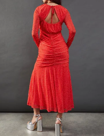 Rochie lunga WAREHOUSE, portocaliu