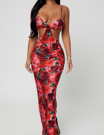 Rochie lunga SHEIN, floral print