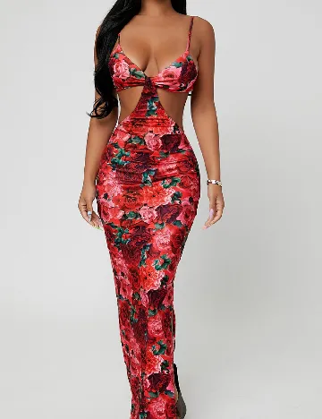 Rochie lunga SHEIN, floral print