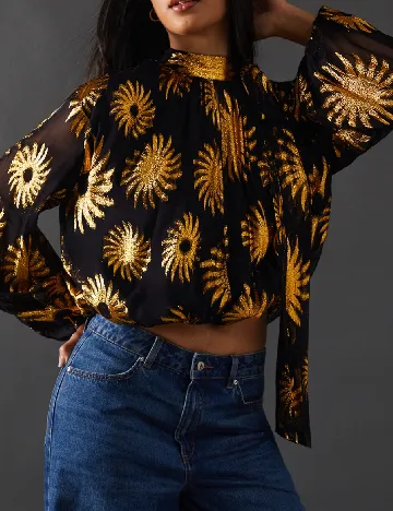 Bluza WAREHOUSE, negru