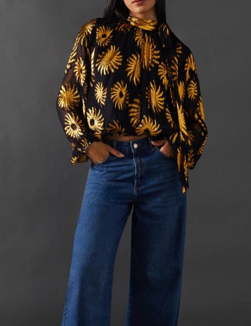 Bluza WAREHOUSE, negru