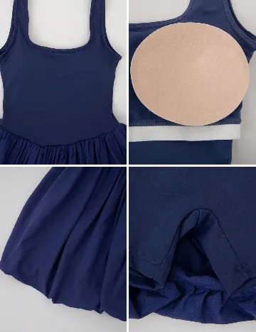 Salopeta SHEIN, bleumarin inchis