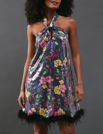Rochie scurta WAREHOUSE, mix culori