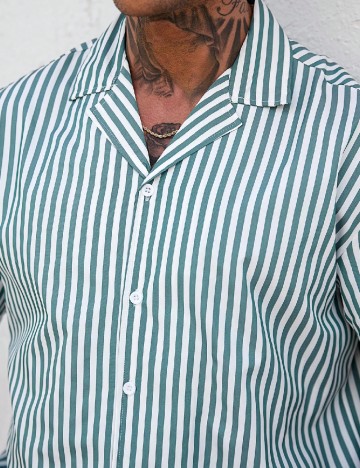 Compleu SHEIN, verde/alb