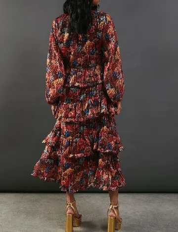 Rochie lunga WAREHOUSE, mix culori