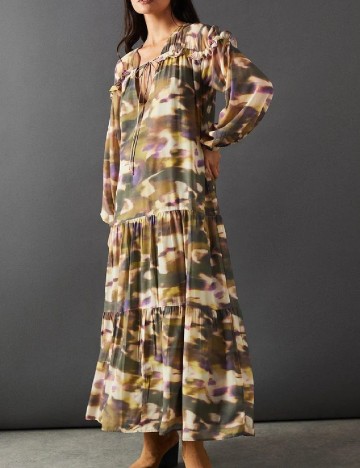 Rochie lunga WAREHOUSE, mix culori