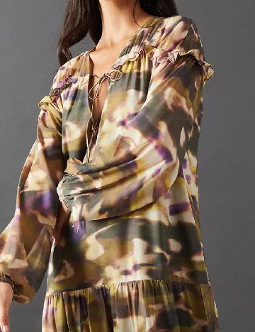 Rochie lunga WAREHOUSE, mix culori