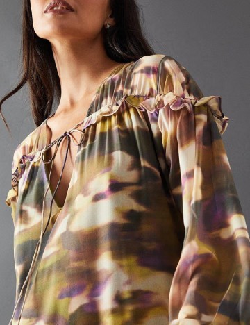 Rochie lunga WAREHOUSE, mix culori