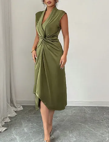 Rochie medie SHEIN, verde