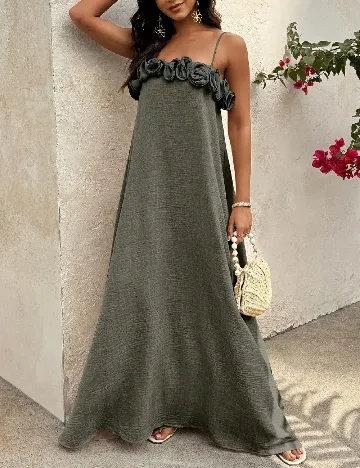 Rochie lunga SHEIN, verde