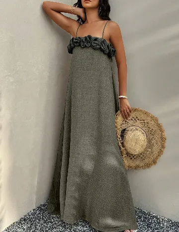 Rochie lunga SHEIN, verde