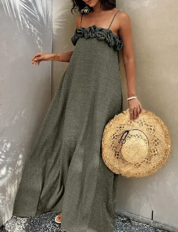 Rochie lunga SHEIN, verde