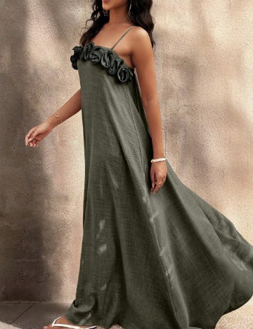 Rochie lunga SHEIN, verde