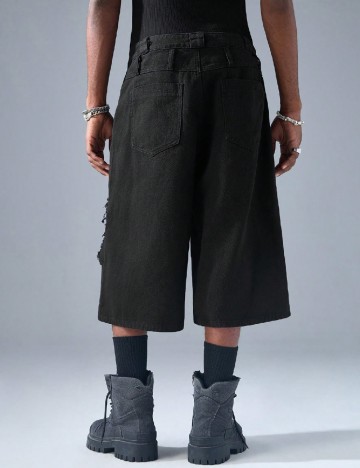 Pantaloni scurti SHEIN, negru