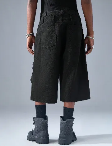 Pantaloni scurti SHEIN, negru