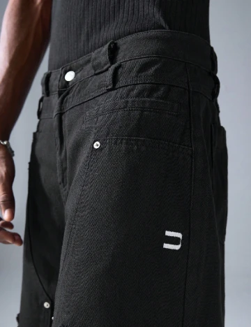 Pantaloni scurti SHEIN, negru