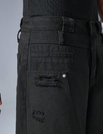 Pantaloni scurti SHEIN, negru