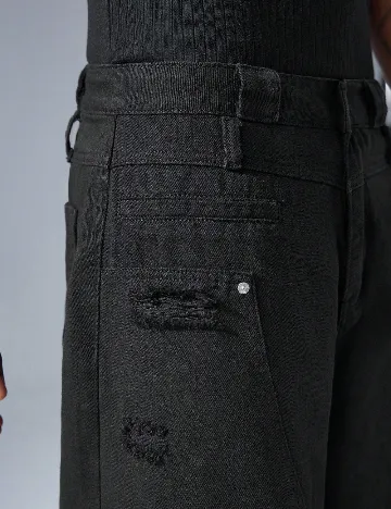 Pantaloni scurti SHEIN, negru