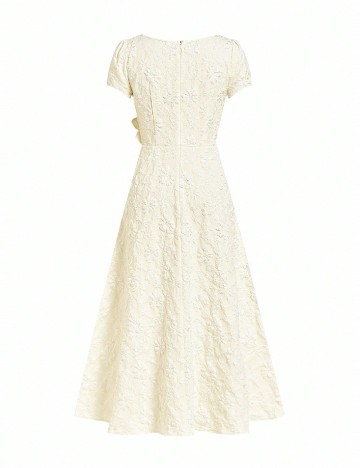 Rochie medie SHEIN, ecru