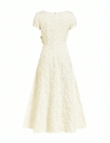 Rochie medie SHEIN, ecru