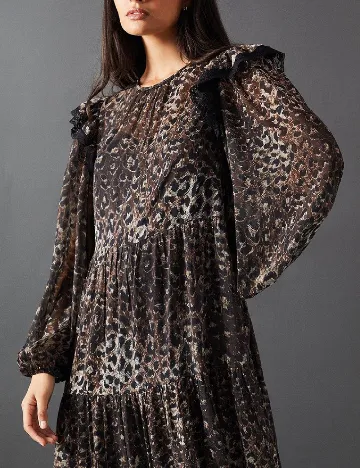 Rochie lunga WAREHOUSE, animal print