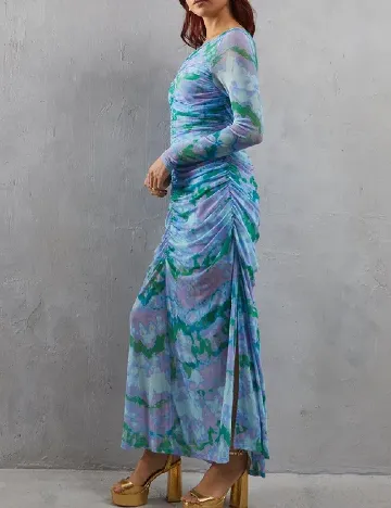 Rochie lunga WAREHOUSE, mix culori