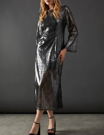 Rochie medie WAREHOUSE, gri