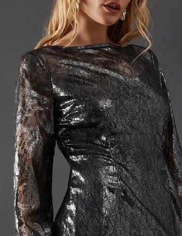 Rochie medie WAREHOUSE, gri