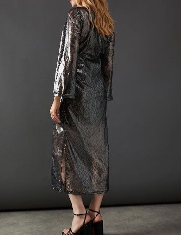 Rochie medie WAREHOUSE, gri
