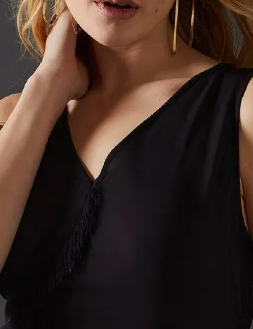 Rochie lunga WAREHOUSE, negru