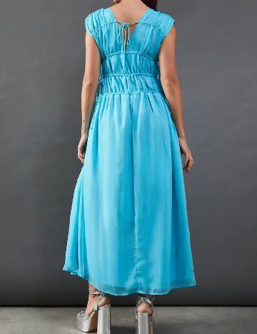 Rochie lunga WAREHOUSE, albastru