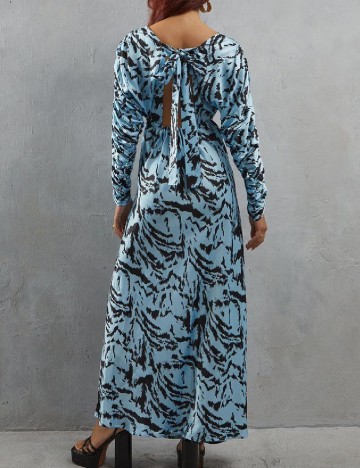 Rochie lunga WAREHOUSE, albastru