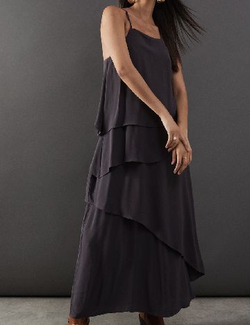 Rochie lunga WAREHOUSE, gri
