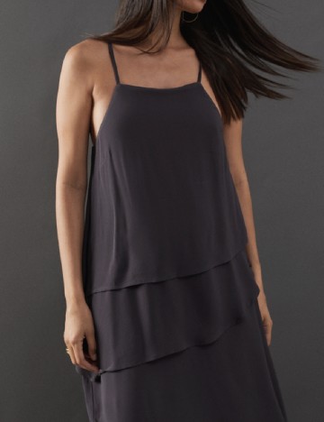 Rochie lunga WAREHOUSE, gri