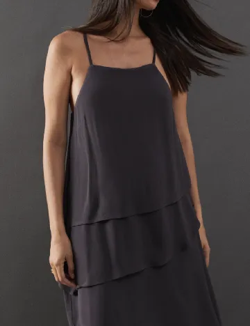 Rochie lunga WAREHOUSE, gri