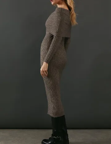 Rochie medie WAREHOUSE, maro