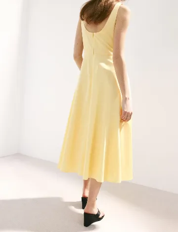 Rochie medie Mango, galben