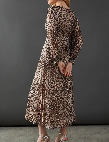 Rochie lunga WAREHOUSE, animal print