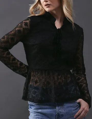 Bluza WAREHOUSE, negru