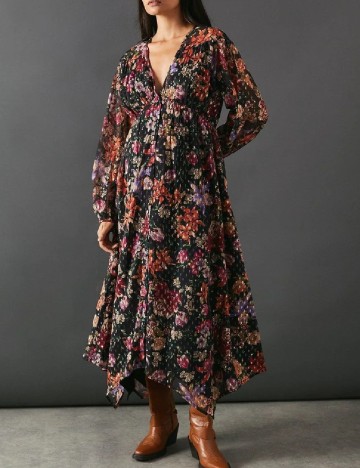 Rochie lunga WAREHOUSE, mix culori