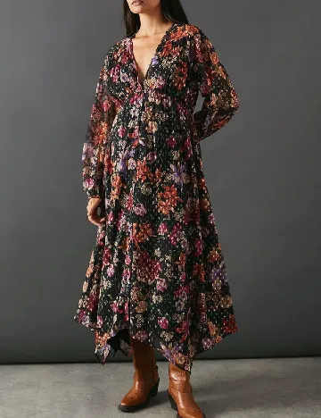 Rochie lunga WAREHOUSE, mix culori