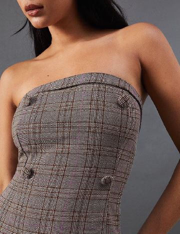 Rochie medie WAREHOUSE, maro
