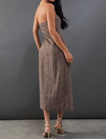 Rochie medie WAREHOUSE, maro