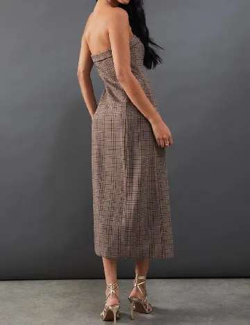Rochie medie WAREHOUSE, maro