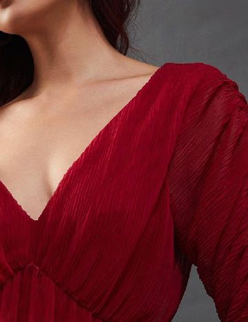 Rochie lunga WAREHOUSE, rosu