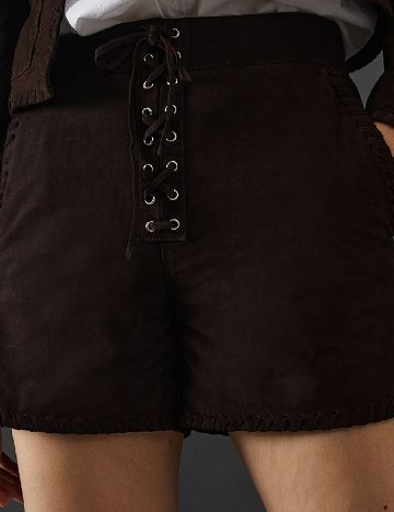 Pantaloni scurti WAREHOUSE, maro inchis